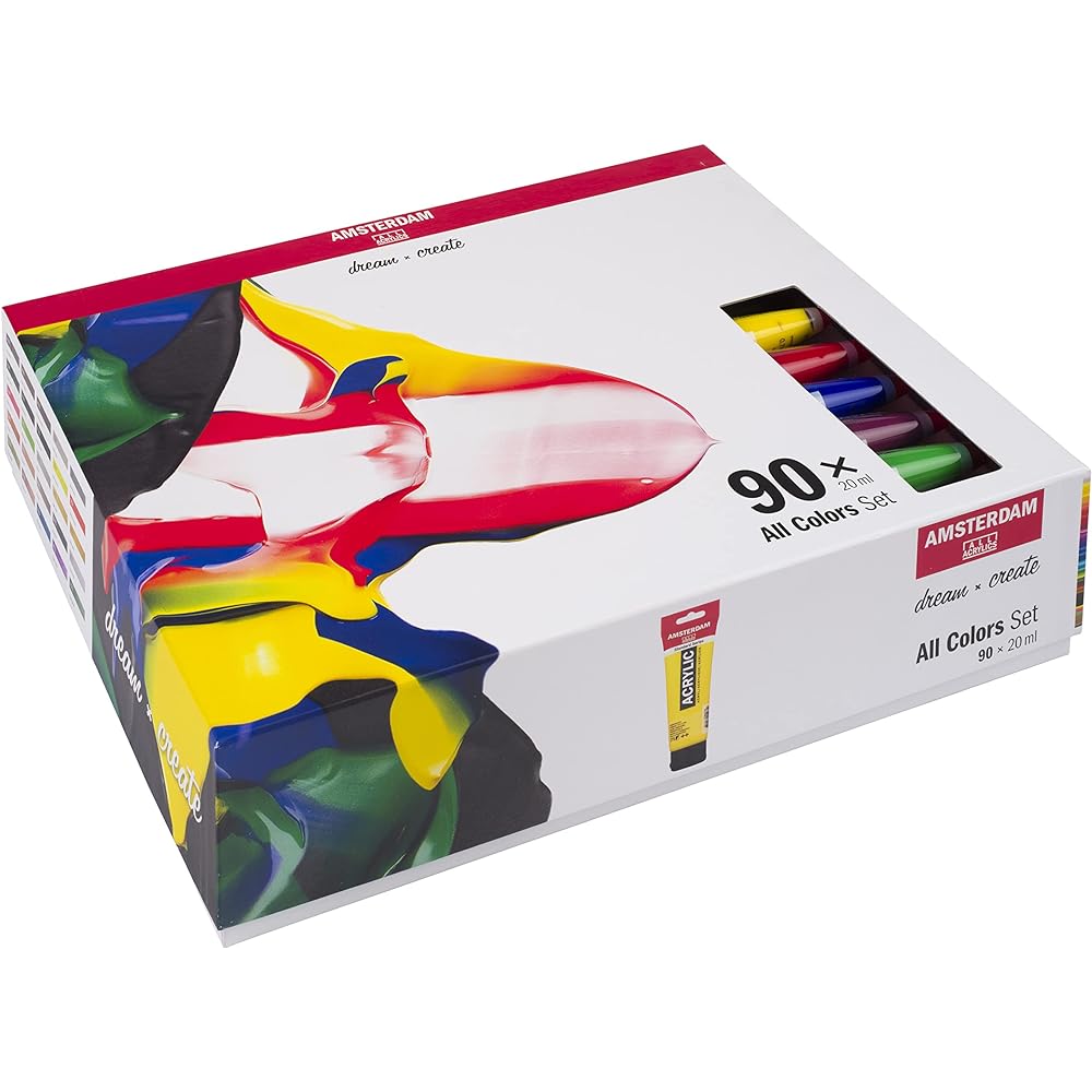 Amsterdam Acrylic Paint Acrylic Color 90 Color Set T1782-0490 20ml (No. 6)