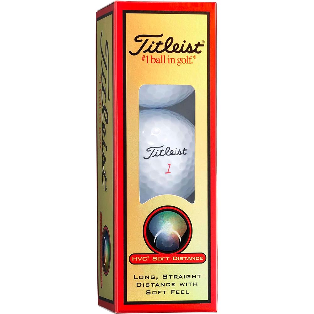 TITLEIST Golf Ball HVC SOFT DISTANCE 2 Pieces 12 Pieces White 1HVSD-J
