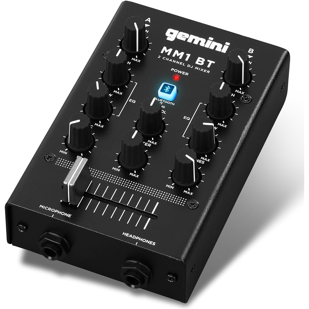 Gemini Sound GEMINI DJ mixer portable 2ch stereo mixer MM1BT with Bluetooth connection function [Domestic genuine product]