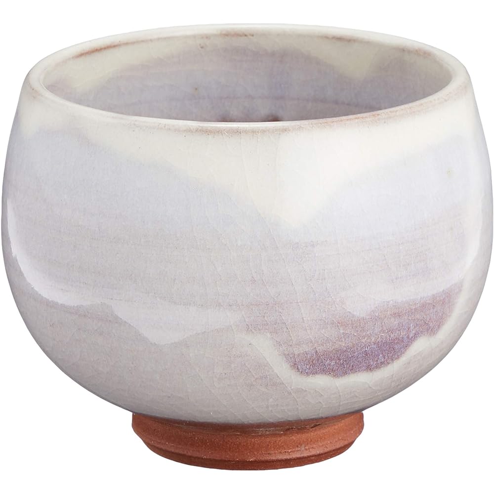 Hattori Tenryu Made by Matsuo Oka, Plum pot with grass lid, Ouka-2 3541-061 Diameter approx. 8.5cm, Height approx. 9cm