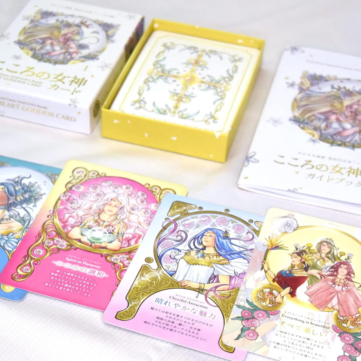 Heart Goddess Cards | Masashi Hasegawa | 44 cards with Japanese commentary [Genuine]