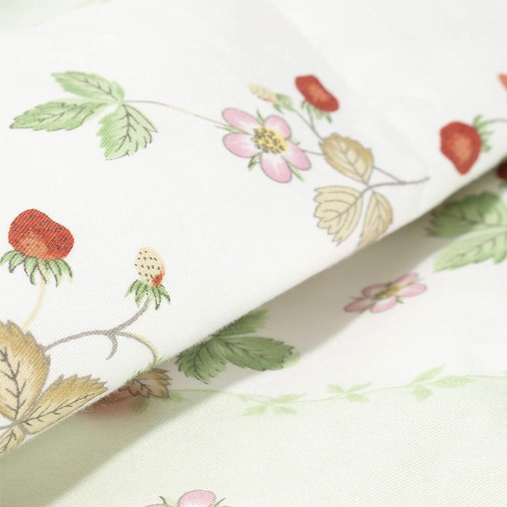 nishikawa [Nishikawa] Down blanket (feather skin comforter) Single Wedgwood Wild Strawberry Down 50% Washable Green AA07100003G