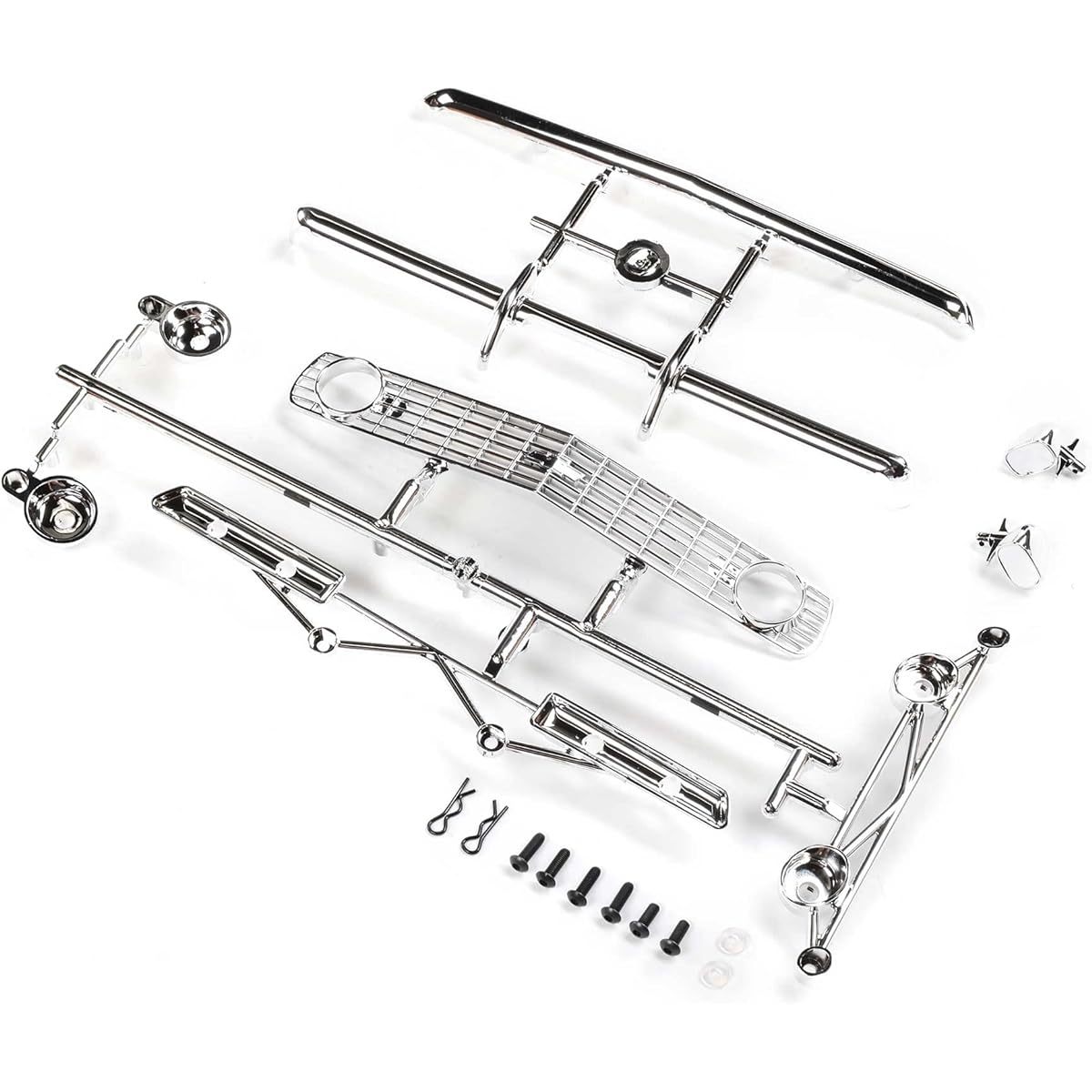 Losi 1969 Chevy Camaro Body Parts Black Chrome V100 LOS230085 Wings & Decals for Car/Truck Body