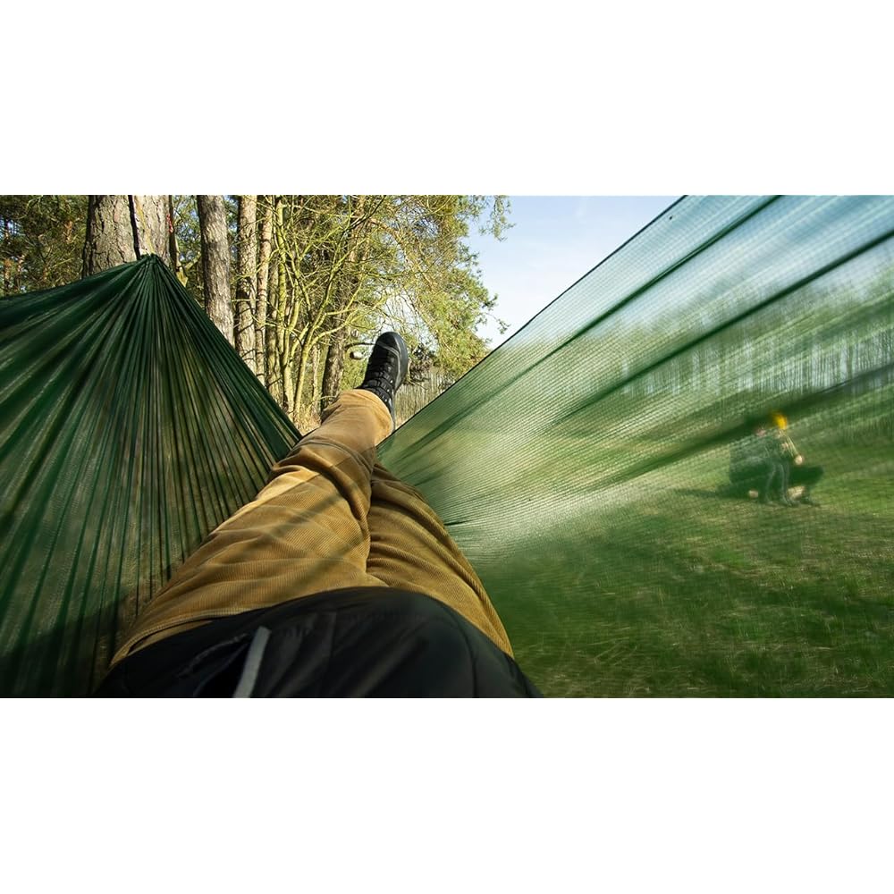 Lesovik Hammock SUL Black Ultra Light Model Full Size (SUL (No Mosquito Net)) (Green) [Parallel Import]