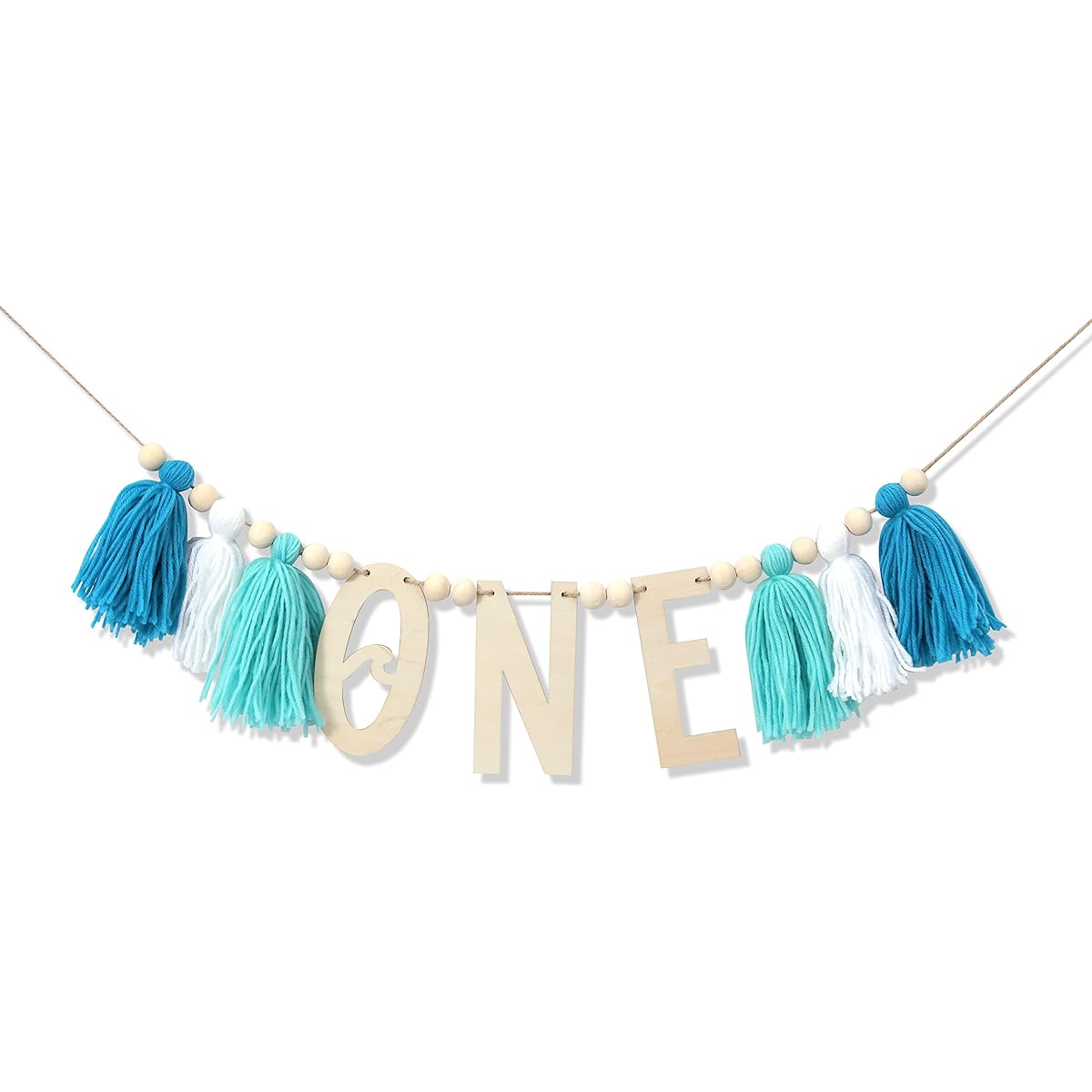 The Big One Tassel Garland 1st High Chair Banner - Surf First Birthday Banner Printable Instant Download Vintage Surfboard Ocean Beach Party (WAVE ONE BANNER)