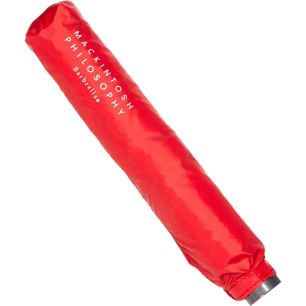 [Moonbat] Folding Umbrella 21-431-20390-02 Men's Red Japanese Rib 55cm (FREE Size)