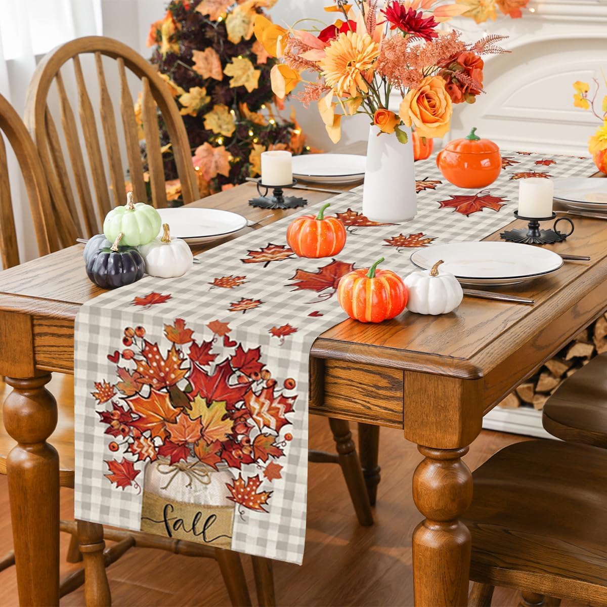autumn table runner