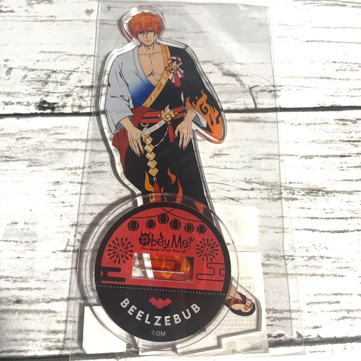 Obey me Karaoke no Tetsujin Acrylic Stand Beelzebub
