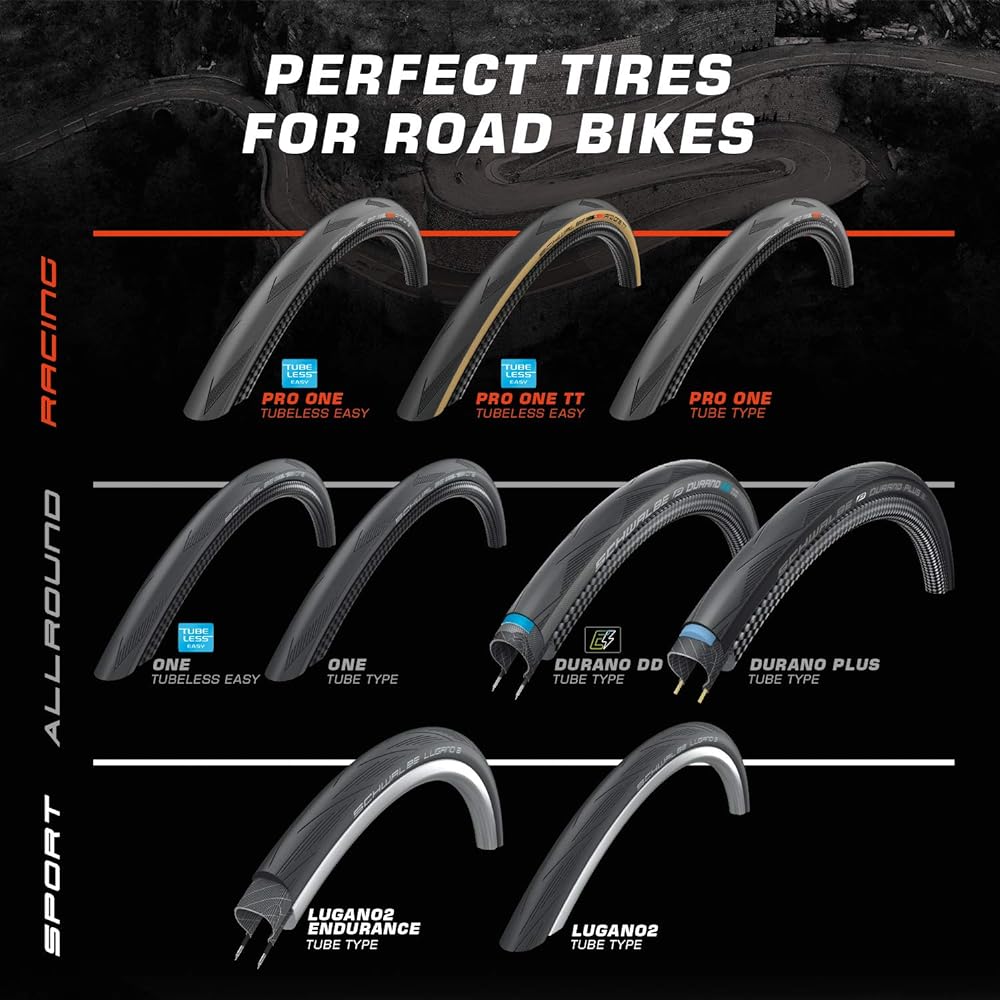 SCHWALBE Lugano II HS471 Wire Bead Bicycle Tire