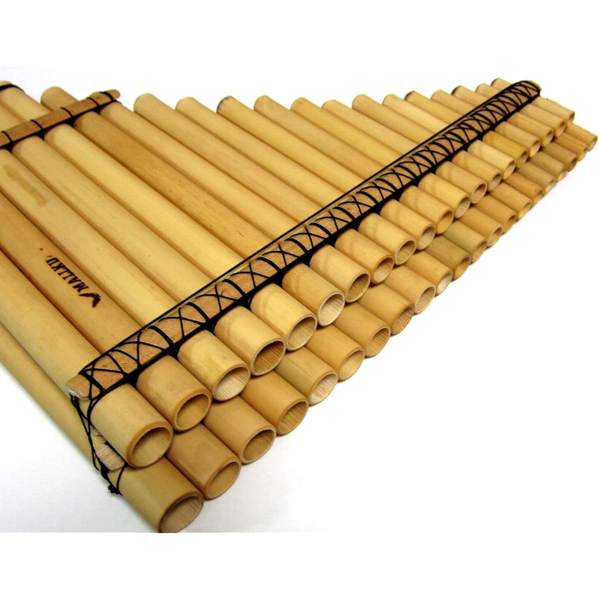 Chromatic Sampogna Professional Marimacho 2-row type (20+21 tubes) made of reed [Marukusha] [ZAMPOnA CROMATIC MARIMACHO MALLKU 20+21]