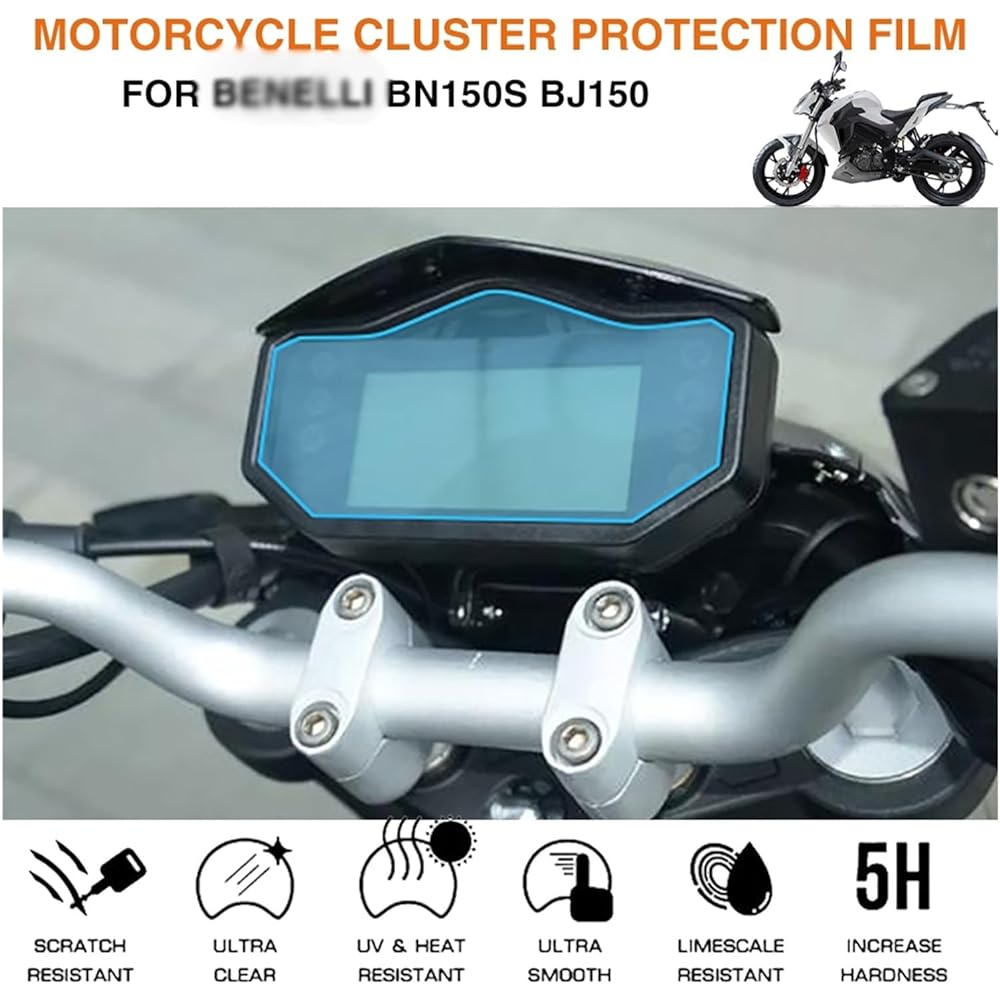 Fits for Benelli BN150S BJ150 Motorcycle Cluster Scratch Protection Film Screen Protector Instrument