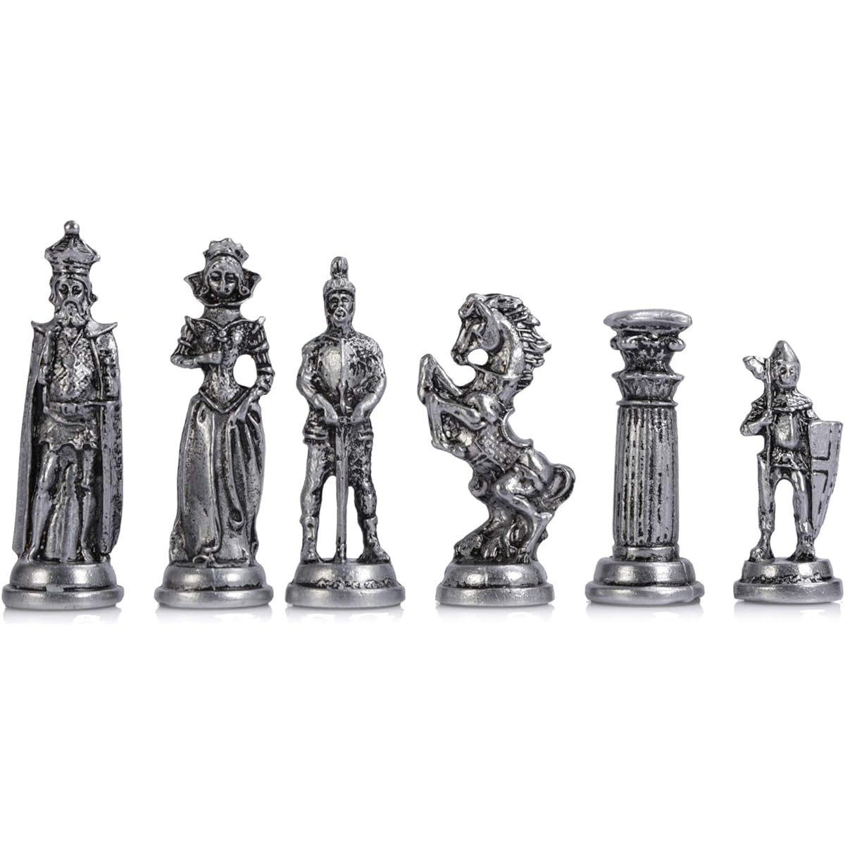 CHESSLANDTR Richard Lionheart Antique Copper Handmade Cool Chess Piece King 3.5 (Board not included)