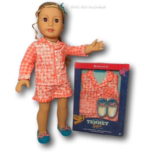 American Girl Tenney's Gingham Pajamas for 18-inch Dolls
