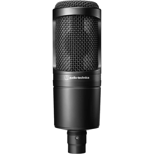 Audio Technica AT2020 Condenser Microphone XLR Video Distribution Home Recording Podcast Live DTM Recording Microphone [Domestic Genuine Product] Black
