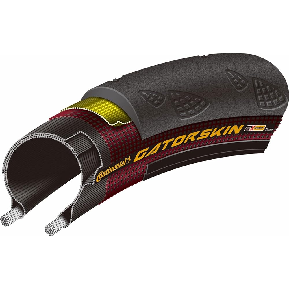 Continental Road Tire GatorSkin 700x23C Bk-Bk foldable