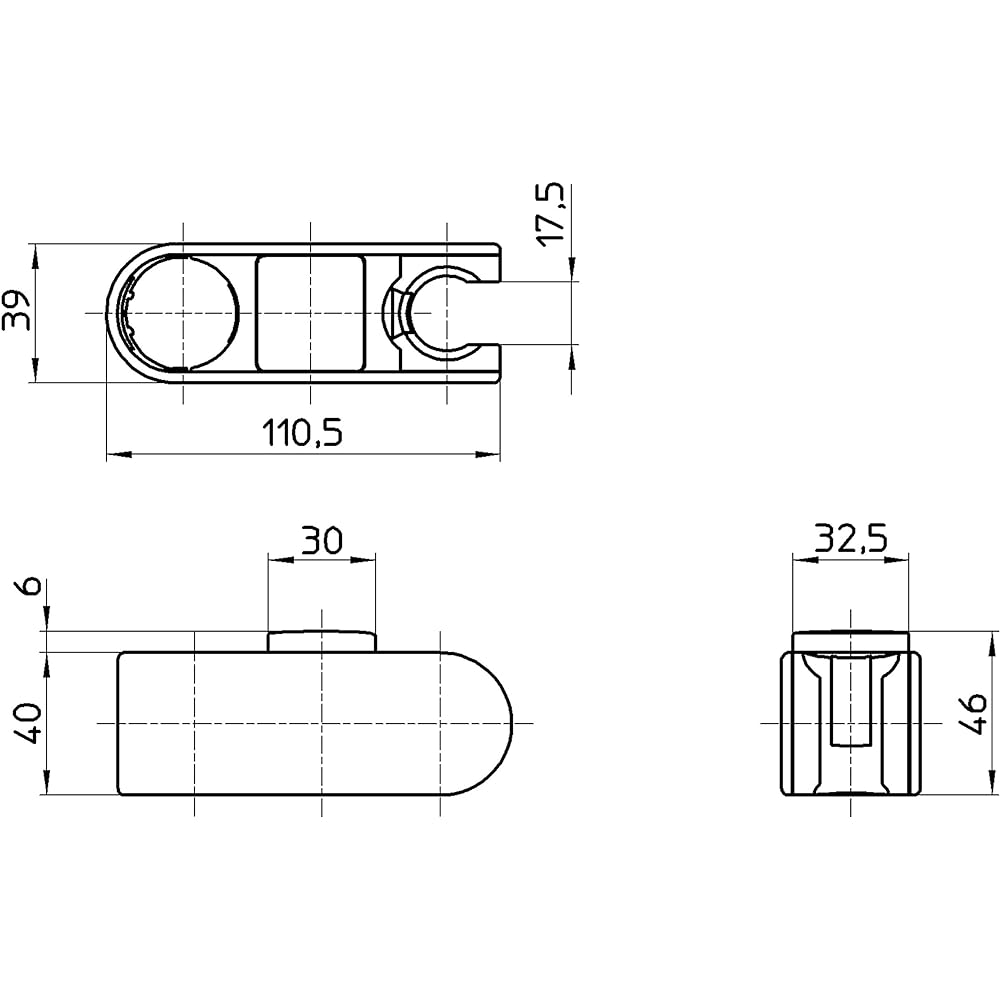 SANEI Slide Shower Hanger for Retrofitting, 4 Angle Adjustments, Easy Installation, Pipe Diameter 30mm W5854-1, Silver