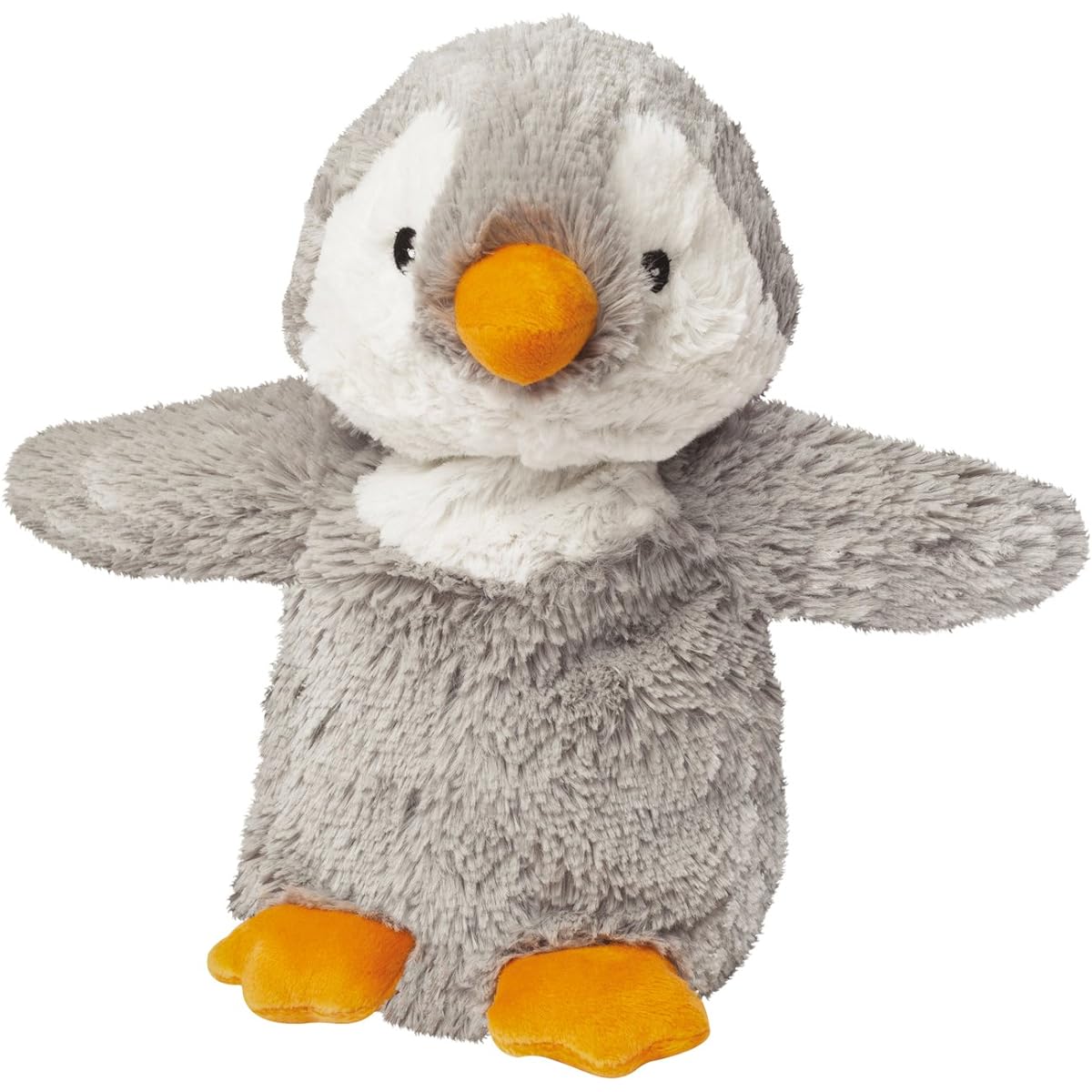 Intelex Warmies Microwave Safe French Lavender Scent Plush Grey Penguin