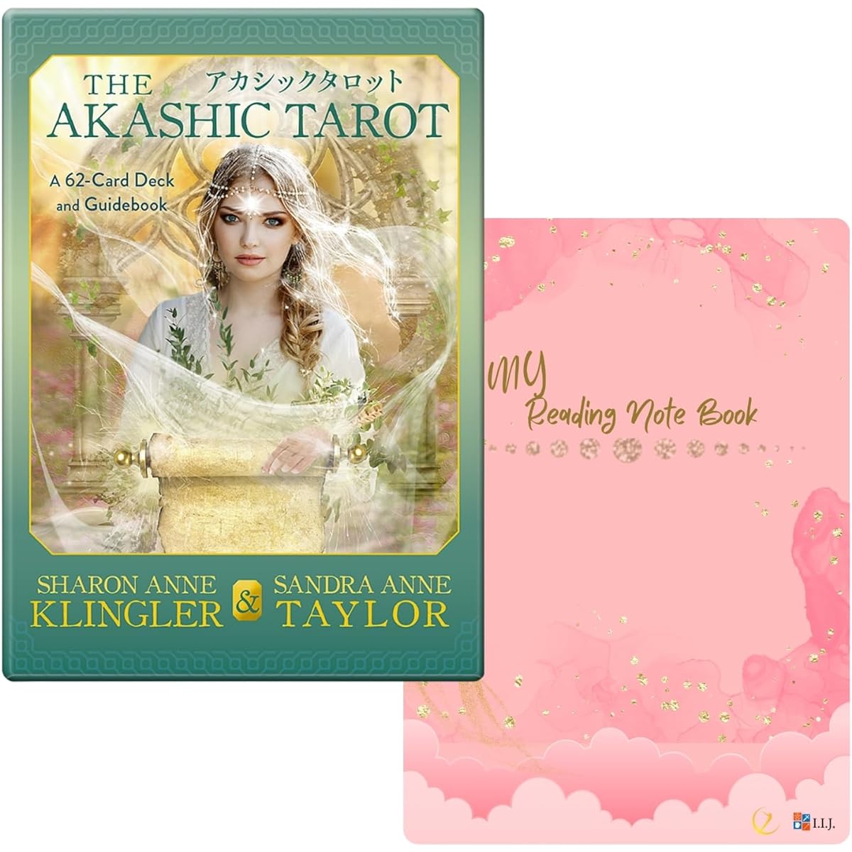 I.I.J Oracle Card Japanese Version Fortune Telling [Akashic Tarot + I.I.J Reading Notes] Japanese commentary and reading notes included