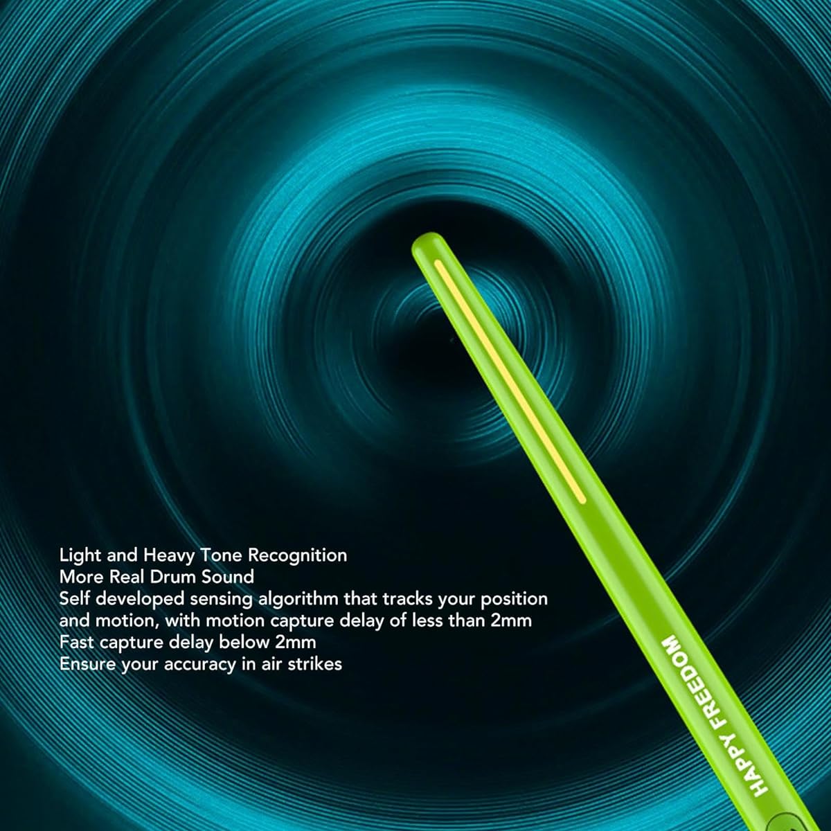 Virtual Drumstick, 3D (Green)