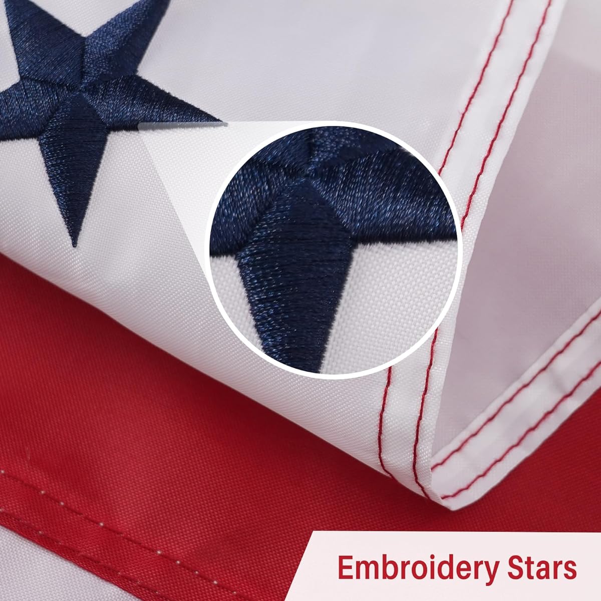AMZFLAG American Peace Flag 3x5ft Made in the USA Embroidered Civil Peace Flag Outdoor Double Sided American Peace Flag Civilian Heavy Duty with 2 Grommets