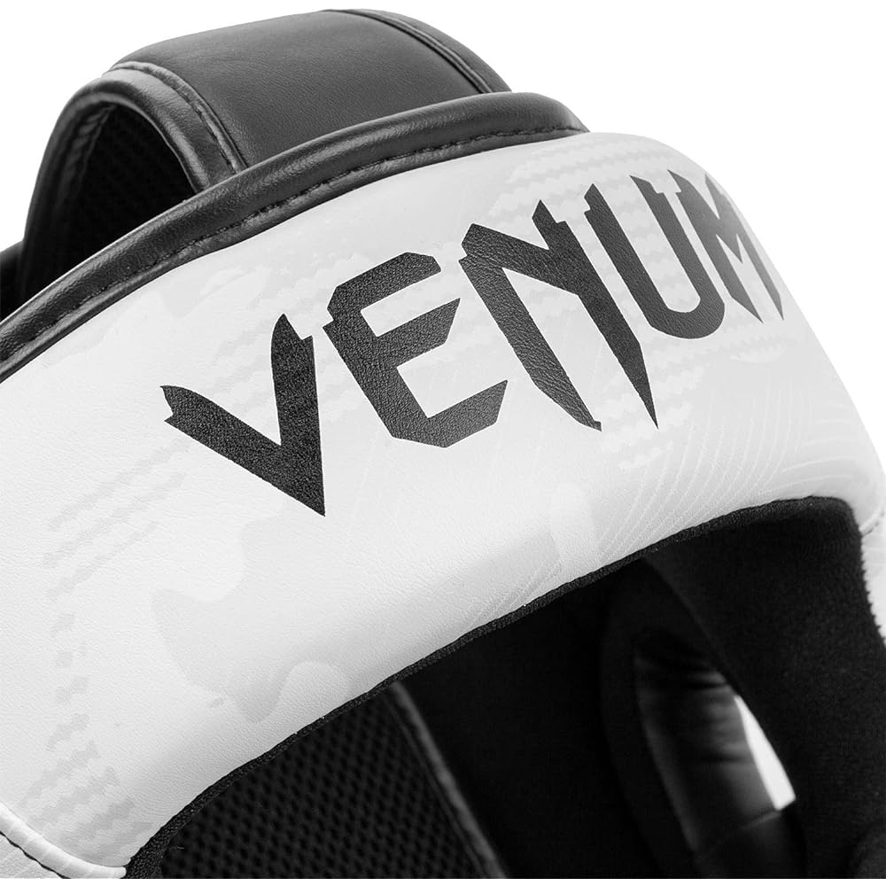 VENUM head guard Elite Headgear (white x camo)