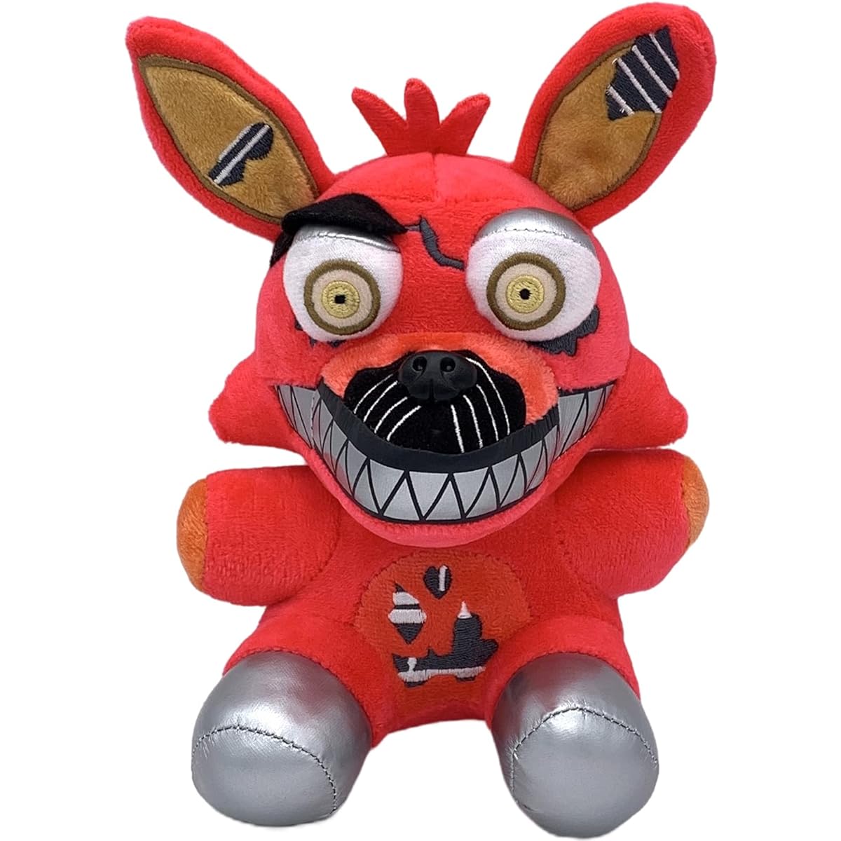 Milenzom Nightmare Foxy Plush Toy 8" Five Nights at Freddy Boy Girl Christmas Halloween Birthday Gift