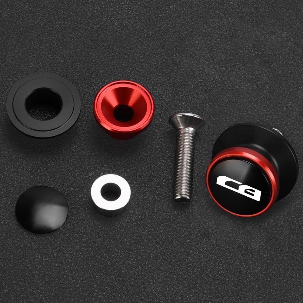 Rocker Spool Slider 8mm Motorcycle Aluminum Swingarm Spool Slider Stand Screw for Honda CB1100 CB400F CB190 CB190R CB125F CB1300/ABS (Color: 8MM/5)