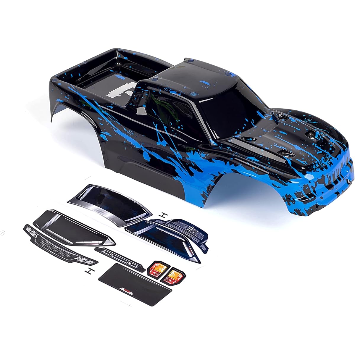 SummitLink Custom Body Muddy Blue Style Traxxas Hoss 4X4 VXL 3S 4WD Truck Shell Cover (Truck Not Included) H-MBL-01