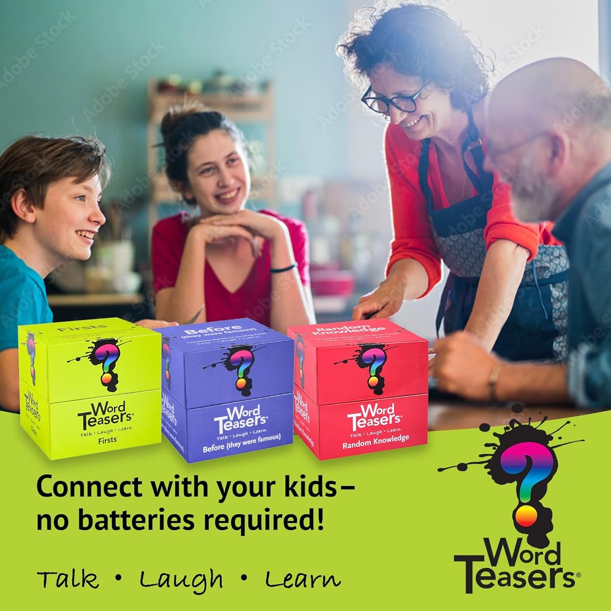 Word TEASERS Random Trivia Bundle – Random Knowledge First and Previous (They were Famous) 3-Pack Set – Fun and Interesting Trivia Cards for Adults, Teens, and Kids