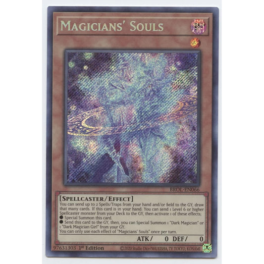 Magician's Souls BROL-EN066 Secret Rare 1st Edition