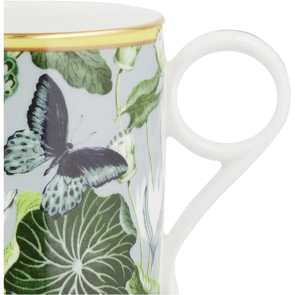 Wedgwood [Regular Import] Wedgwood Wanderlust Mug 250ml Water Lily Wedding Gift Present 1057274 Green
