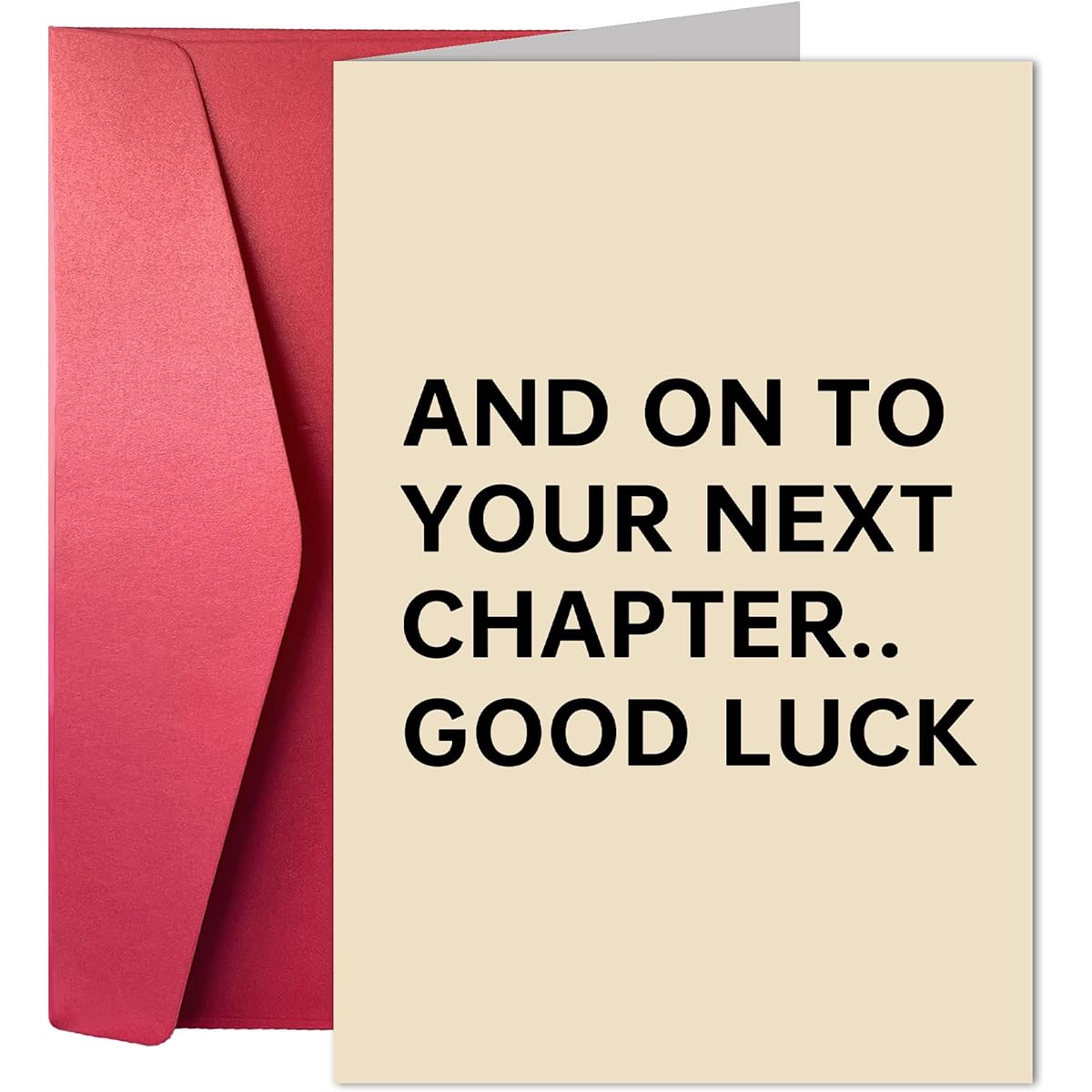 Funny Resignation Cards with Envelopes, Funny Office Resignation Cards for Coworkers and Friends, Humorous Resignation Cards, Fun Farewell Cards for Family, Fun Farewell Cards for Her/Him - Get Into Your Next Chapter
