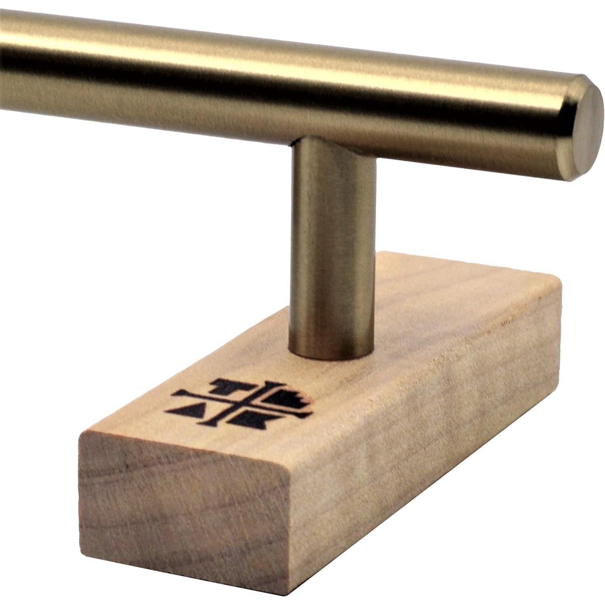 Teak Tuning Round Fingerboard Rails Mini Edition Gold Color 7.25" Length 1.75" Height ProLife Series