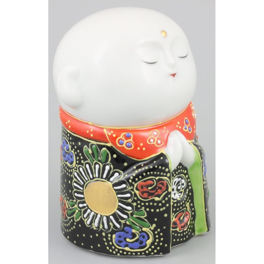Kutani ware Fukujizo No. 3 Kuromori A-0016