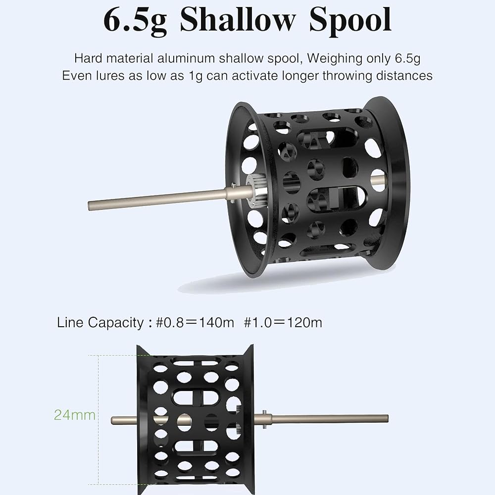 TSURINOYA Bait Finesse BFS Reel Ultra Light 6.5g30mm Small Diameter Spool GENIUS