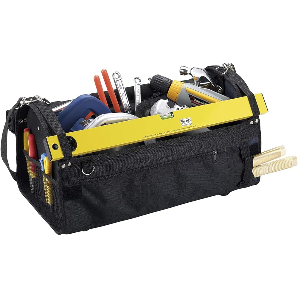 JEJ Astage ACCS Tool Carry [W approx. 55 x D approx. 28 x H approx. 28 cm (33 when the handle is upright) Tool Storage TC-550 Black