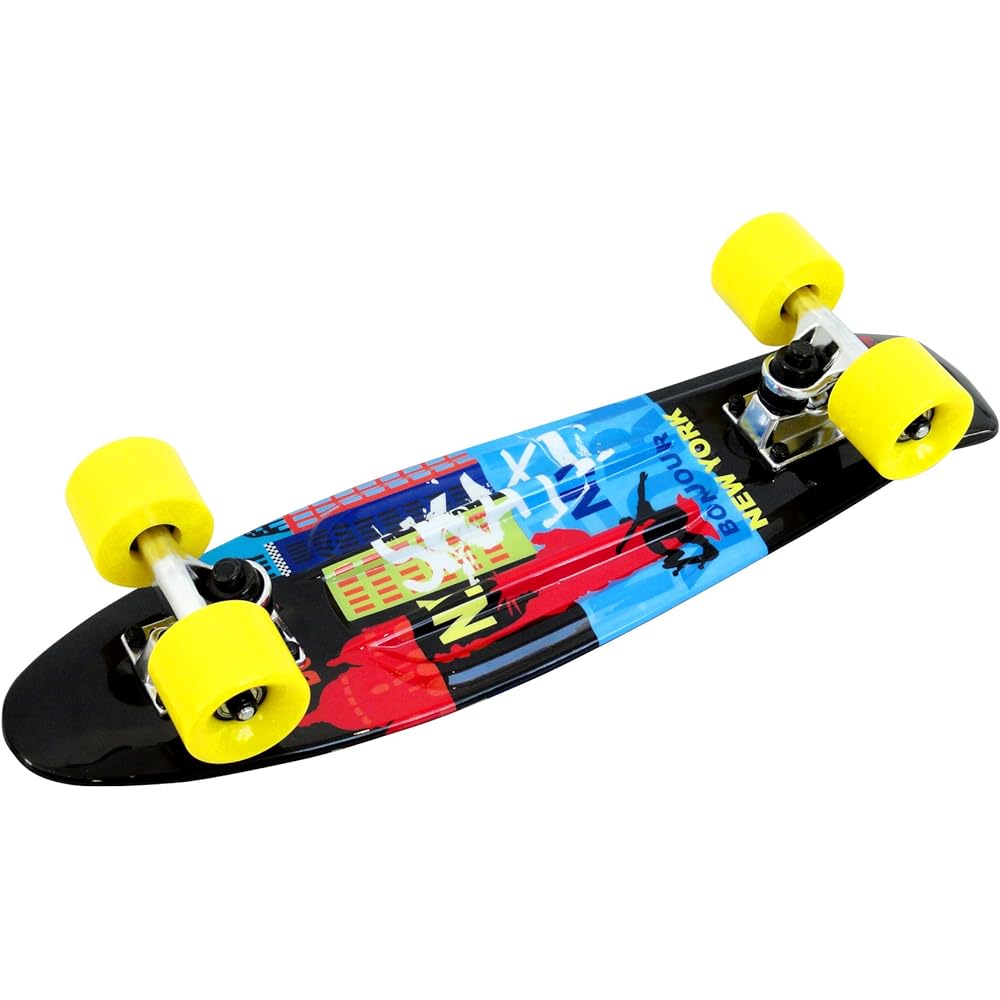 Langs Japan (RANGS) Skateboard Langs R2 Mini Cruiser Black 22 inches