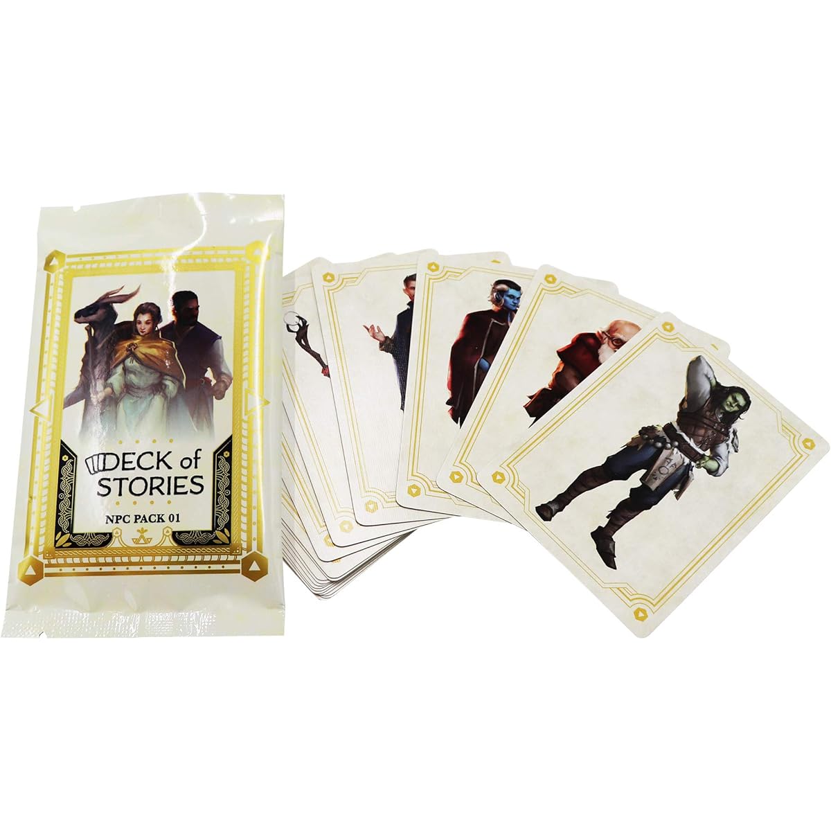Dungeon Craft Deck of Story NPC Booster Board Game 1 Piece Fantasy Tabletop Role Playing Game RPG Storytelling Card Dungeon Master Accessory
