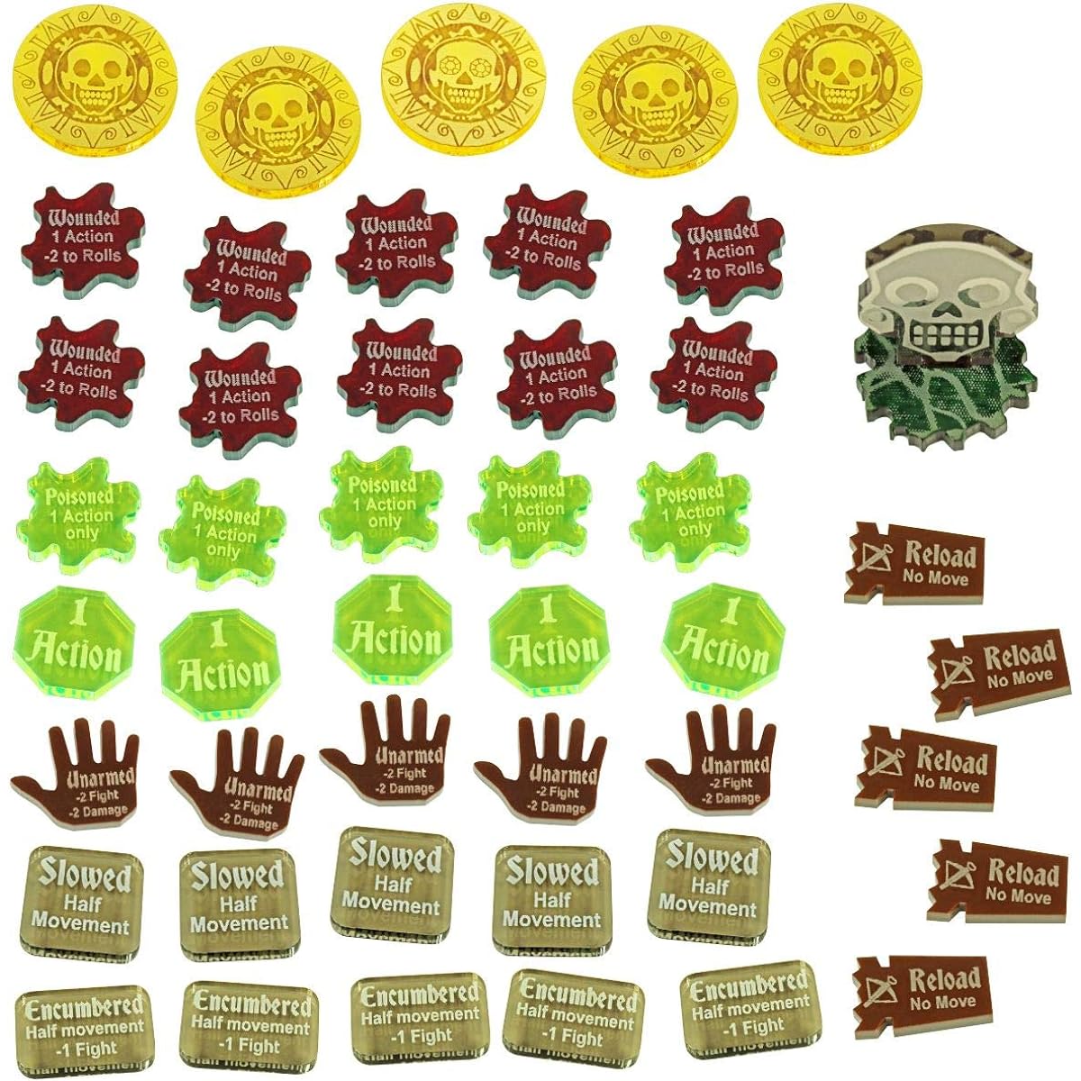 LITKO Game Upgrade Set for Ghost Archipelago, Multicolor, 46 Pieces