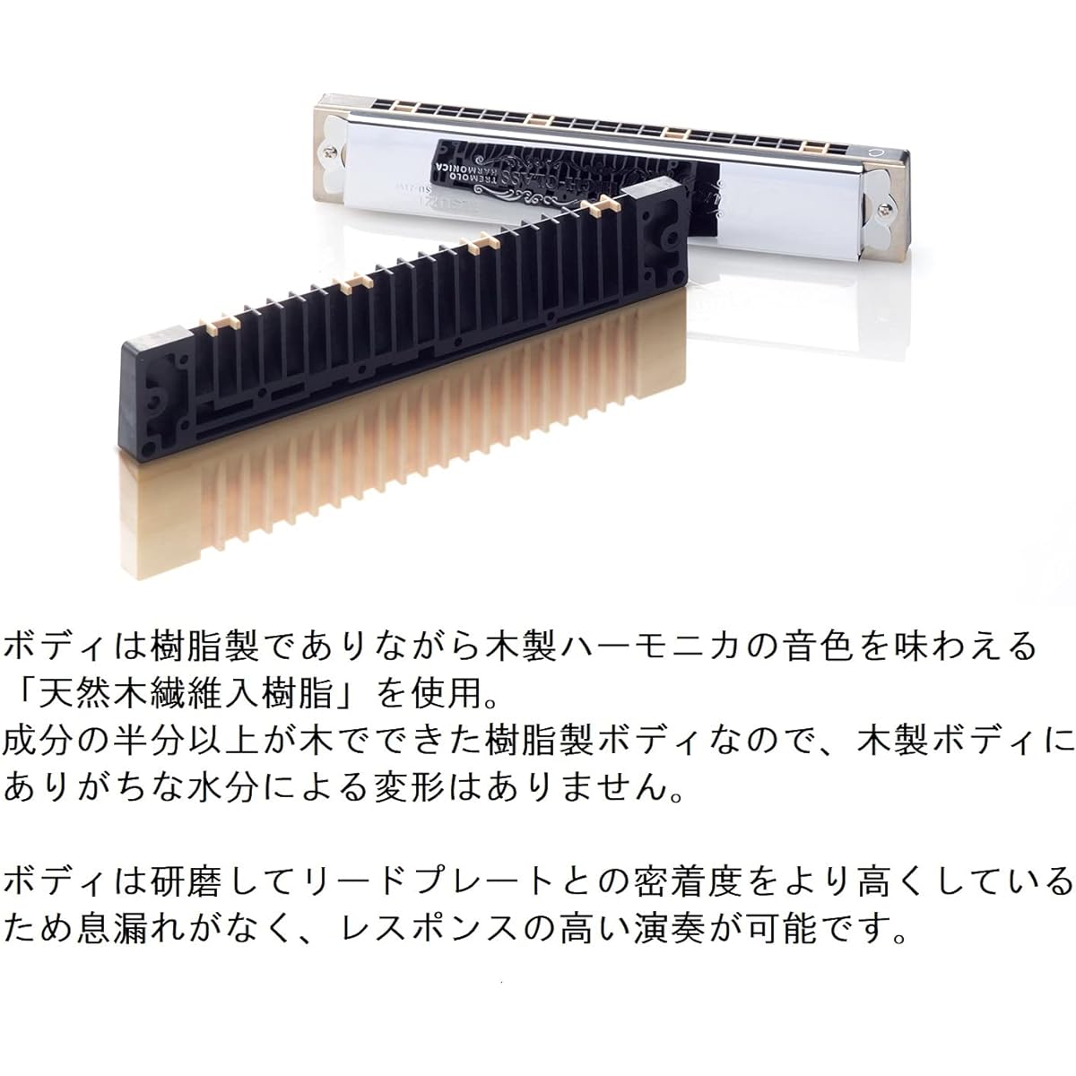 SUZUKI Suzuki 21-hole double-tone harmonica SU-21W 4-piece set (C, C#, A, Am tone) SU-21W-4SET Lightweight and compact soft case included