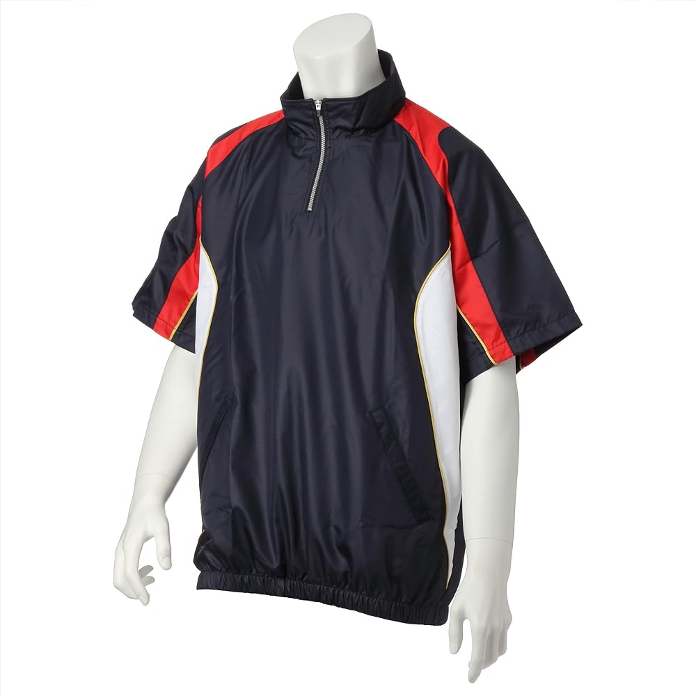 REWARD Short sleeve half zip jacket