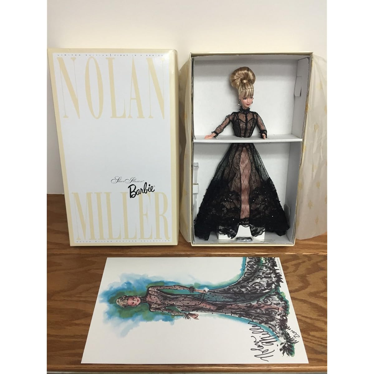 Mattel Barbie Limited Edition Nolan Miller Sheer Illusion Barbie Doll