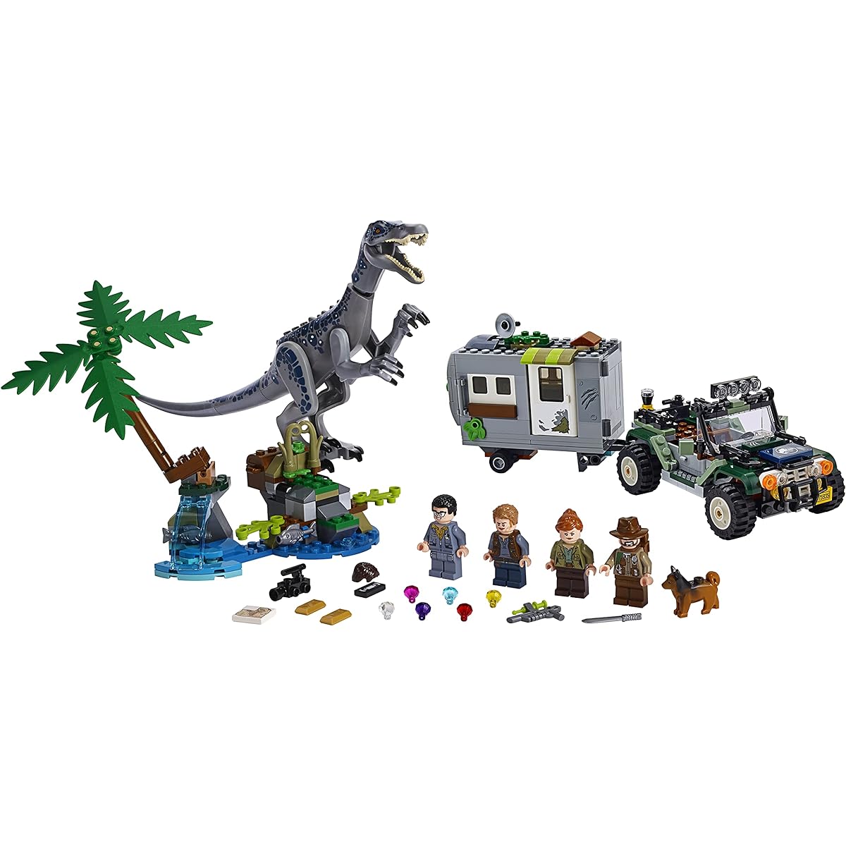 LEGO Jurassic World Baryonyx Showdown Treasure Hunt 75935 Blocks Toy Dinosaur Boys