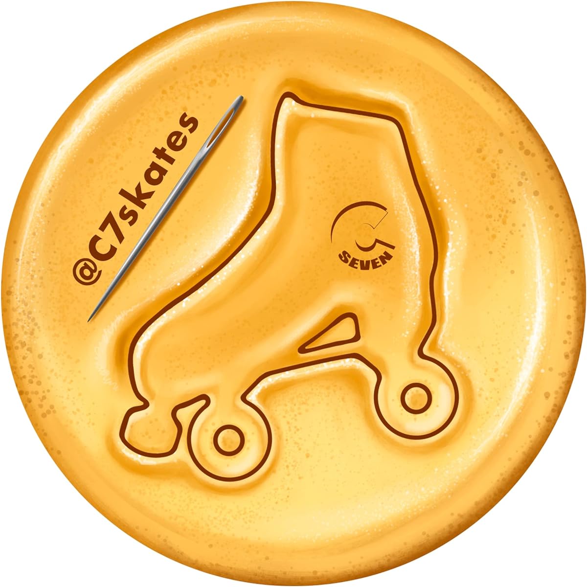 C7skates Roller Skate Dalgona Sticker Challenge