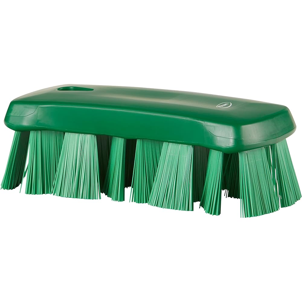 [Reducing the risk of foreign matter contamination] Kyowa Clean Vikan UST Hand Brush 3891 Green Hard Cleaning Brush Hair does not come off easily Heat resistant Chemical resistant HACCP compliant Food Sanitation Act compliant Positive list compliant prod