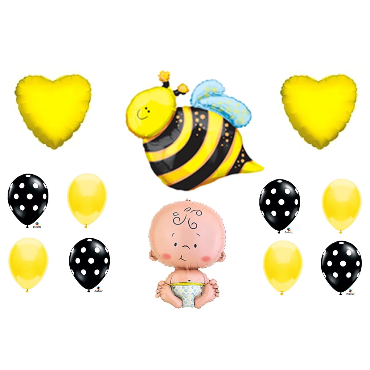 What Will It Bee Baby Shower Gender Reveal Party Balloons Decorations Supplies