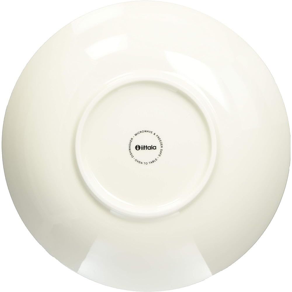 [Regular Imported Product] iittala Taika Deep Plate White 22cm