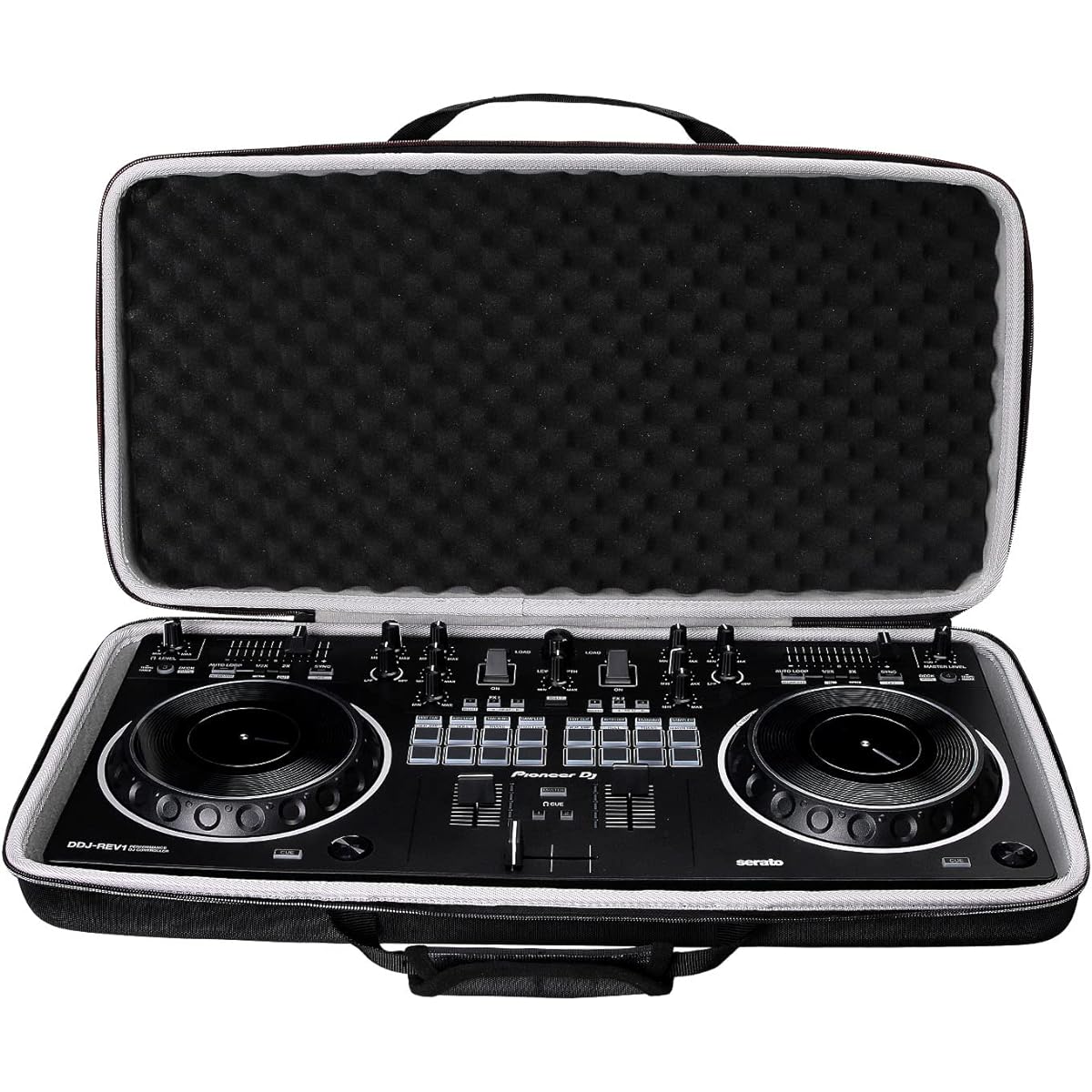 XANAD Hard Case for Pioneer DJ DDJ-REV1 2-Deck Serato DJ Controller - Protective Carry Storage Bag