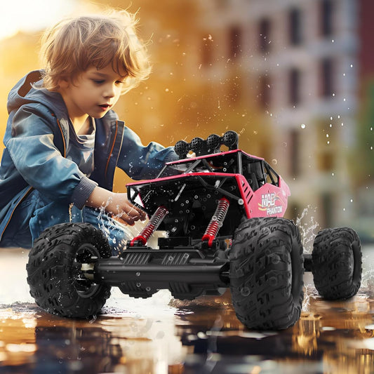 Hiitytin CK918-9 1:8 Scale All Terrain RC Car 40KM/H High Speed 4WD Remote Control Car 2.4GHz Electric Car Toy Gift for Kids and Adults Red