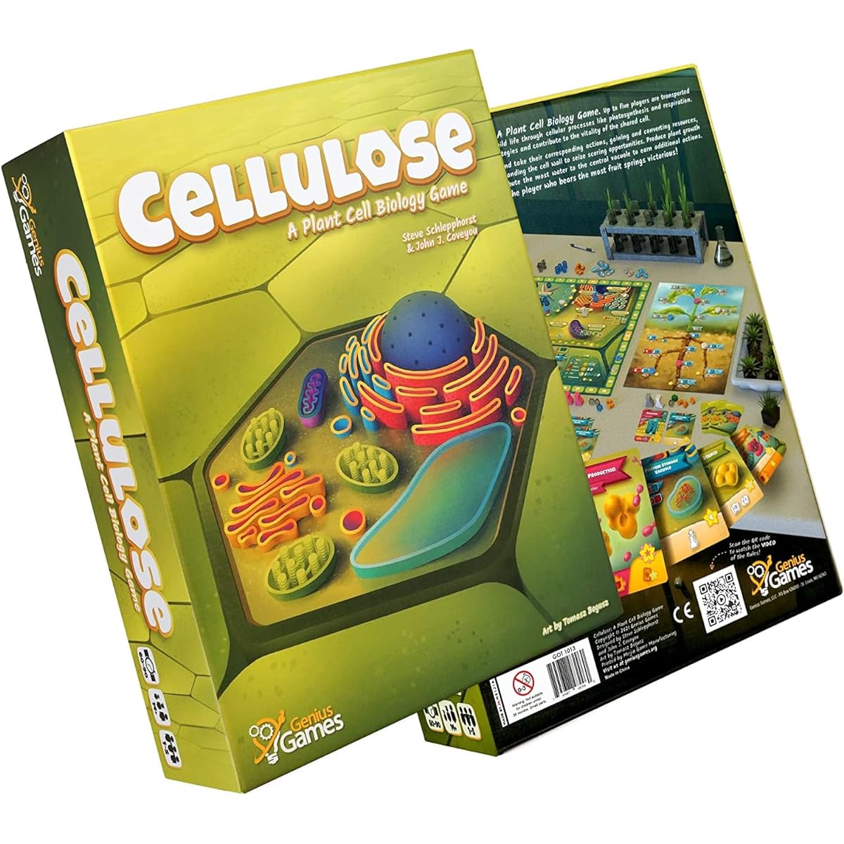 Cellulose: Plant Cell Biology Game | Photosynthesis DNA Biochemistry Board Game | Top Family Board Games for Adults | Science Toys and Gifts for Plant Enthusiasts, Teachers, and Scientists